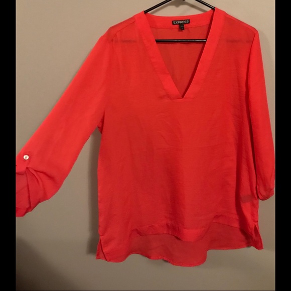 Express Tops - Express 3/4 Sleeve Blouse.